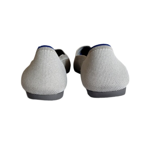 Rothy’s Flax Birdseye Light Grey Pointed Flats Women's Size 8.5W - Picture 6 of 11